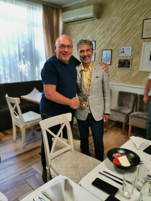 Среща на ДГ Борислав Къдреков с Ротари клуб Карлово, 09 август 2021