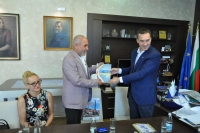 Дистрикт гуверньорът Митко Минев се срещна с Кмета на Бургас