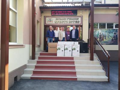 Ротари клуб Плевен Центрум дари пречистватели за въздух на НУ „Христо Ботев”