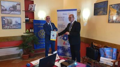 ДГ Митко Минев в Ротари клуб Провадия