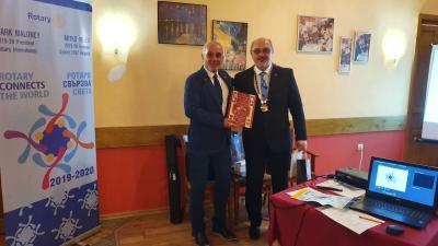 ДГ Митко Минев в Ротари клуб Провадия