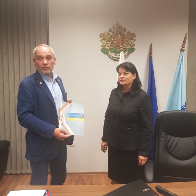 Официално посещение на ДГ2482  Митко Минев в РК Каварна