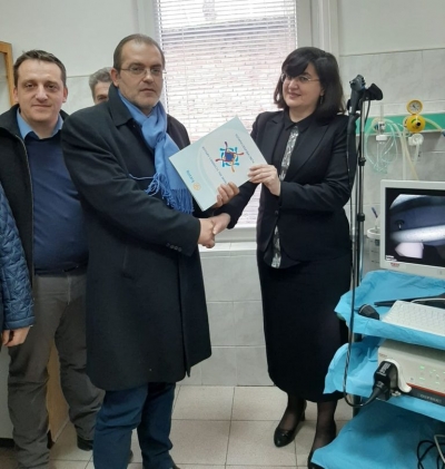 Бронхоскоп от последно поколение дари Ротари Клуб Велико Търново