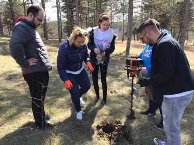 Ротаракт клуб Кърджали: 1 000 нови дръвчета  в парк Простор