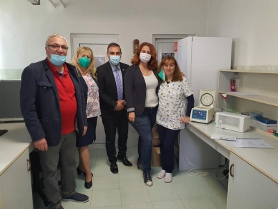 Дарение за Вирусологичната лаборатория от РК Стара Загора - Берое