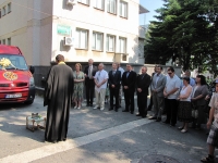 РК "Варна-Евксиноград" връчи на 12.06.2012 г. Дарение от Микробус Рено Трафик по Матчинг Грант Проект 76652 на Дом за деца и младежи с умствени и физически увреждания "Св. Йоан Златоуст" Варна.