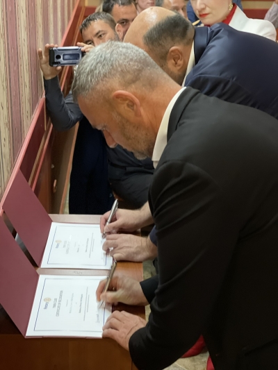 РК Берковица и РК Раднево подписаха сертификат за побратимяване