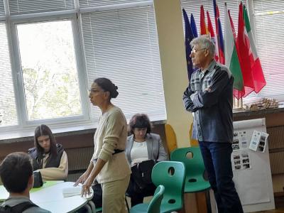 Среща на Президента на РК Враца с ученици от ПТГ „Н. Й. Вапцаров“, гр. Враца