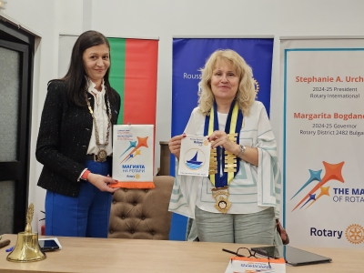 Дистрикт Гуверньорът Маргарита Богданова с вдъхновяваща среща с ротарианците от Русе