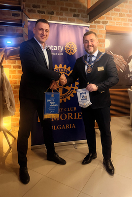 Един дух и общи ценности свързаха Ротари клуб Поморие с клубовете в Пирот и Ниш