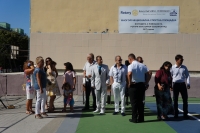 Многофункционална спортна площадка беше открита в двора на МГ "Петър Берон" и ОУ „Захари Стоянов“ дарение от РК Варна-Евксиноград
