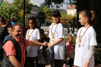 Екипи за младите лекоатлети на Нова Загора.
