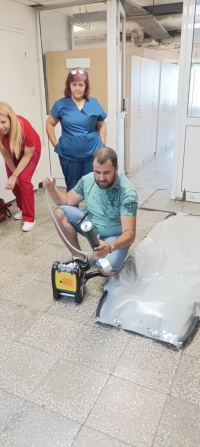 Оборудване за лесно вдигане и пренасяне на пациенти